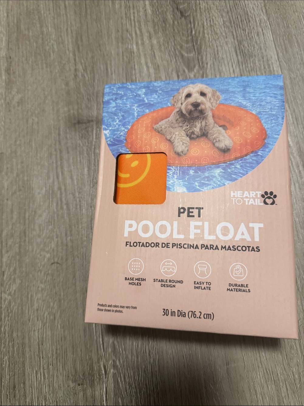 Orange Pet Pool Float for Small Pets